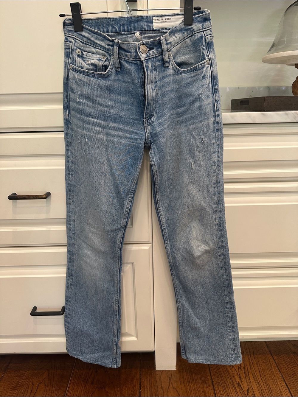 rag & bone Peyton Light Blue Women’s Straight Jeans